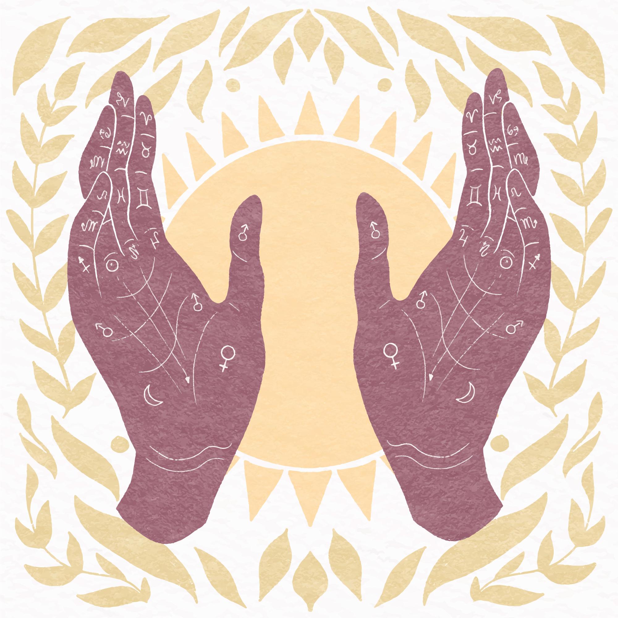 Palm reading guidance